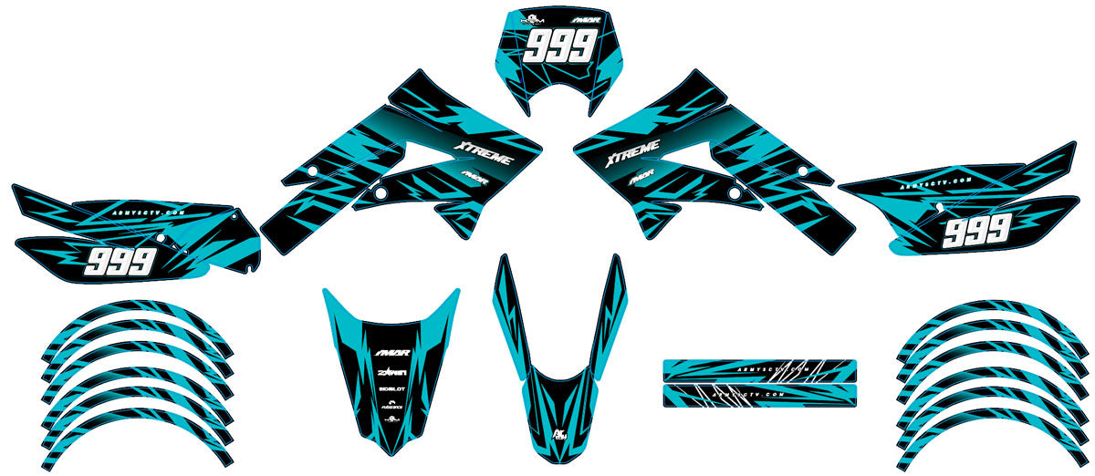 50cc Graphics kit Derbi Senda xtreme 2011-2017 Eighth