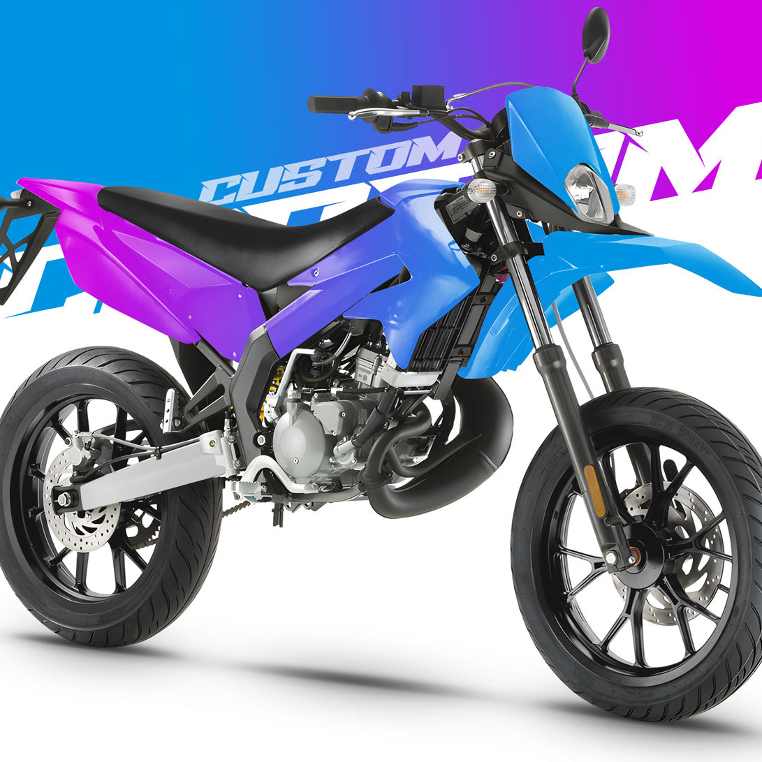 Kit pegatinas 100% personalizado Derbi Senda xtreme 50cc 2011-2017 | pegatinas para moto | personalización 50cc | armysctv
