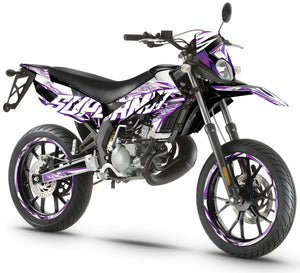 Derbi Senda Xtreme 50cc 2011-2017 Graphics kit Shaker | motorcycle stickers | 50cc customization | armysctv