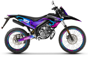 Derbi Senda Xtreme R 50cc 2018-2025 Graphics kit Artisse | motorcycle stickers | 50cc customization | armysctv