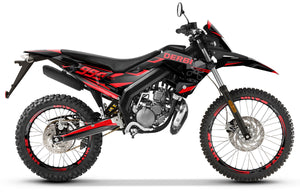 Dekor kit Derbi Senda xtreme R 50cc 2018-2025 Kalt | Motorradaufkleber | Personalisierung 50cc | armysctv