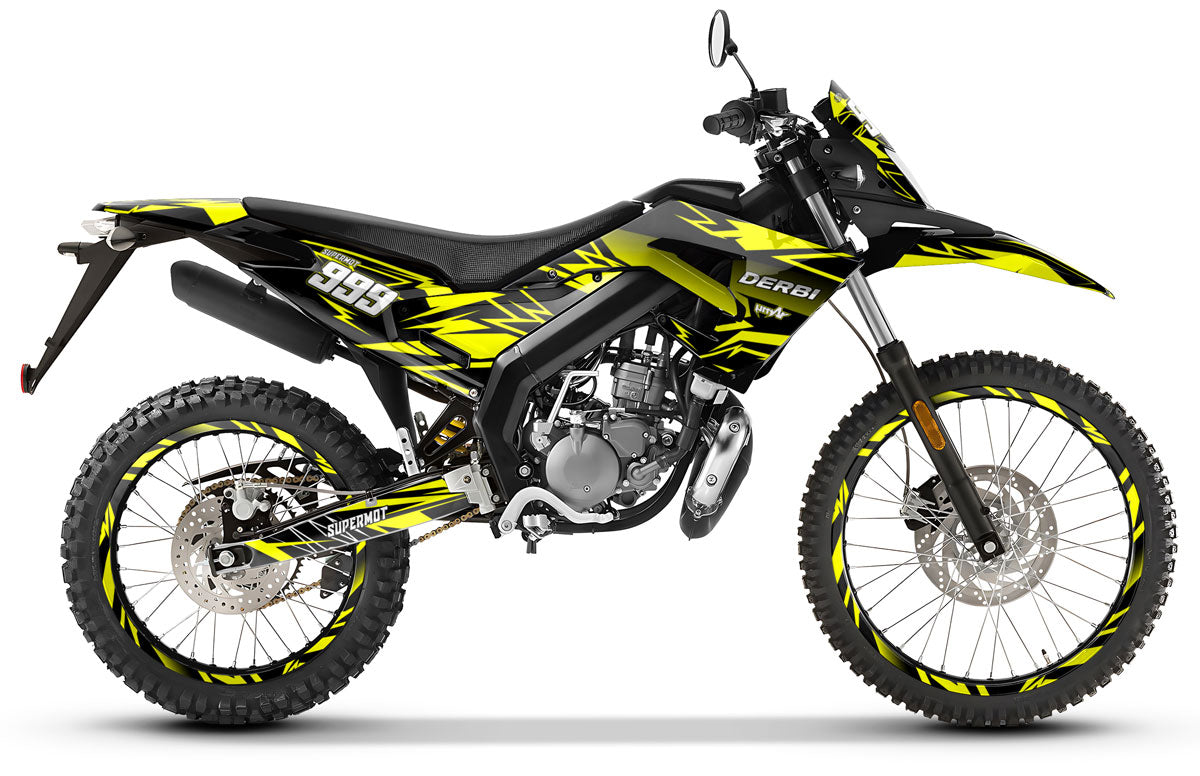 Kit pegatinas Derbi Senda xtreme R 50cc 2018-2025 Octavo | pegatinas para moto | personalización 50cc | armysctv