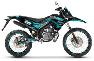 Deko-sett Derbi Senda xtreme R 50cc 2018-2025 Åttende | motorsykkel klistremerker | tilpasning 50cc | armysctv