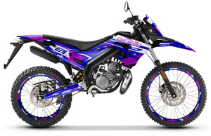 Dekor kit Derbi Senda xtreme R 50cc 2018-2025 Ninesky | Motorradaufkleber | Personalisierung 50cc | armysctv