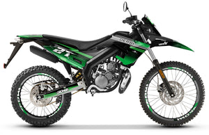 Dekor kit Derbi Senda xtreme R 50cc 2018-2025 Siebte | Motorradaufkleber | Personalisierung 50cc | armysctv