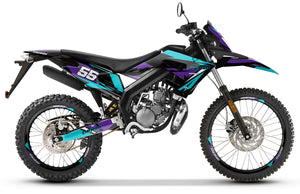 Dekor kit Derbi Senda xtreme R 50cc 2018-2025 Stream | Motorradaufkleber | Personalisierung 50cc | armysctv