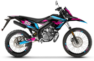 Dekor kit Derbi Senda xtreme R 50cc 2018-2025 Stream | Motorradaufkleber | Personalisierung 50cc | armysctv