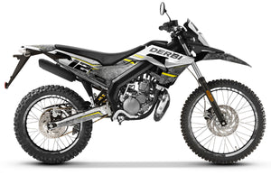 Kit déco Derbi Senda xtreme R 50cc 2018-2025 Warfare | autocollants moto | personnalisation 50cc | armysctv