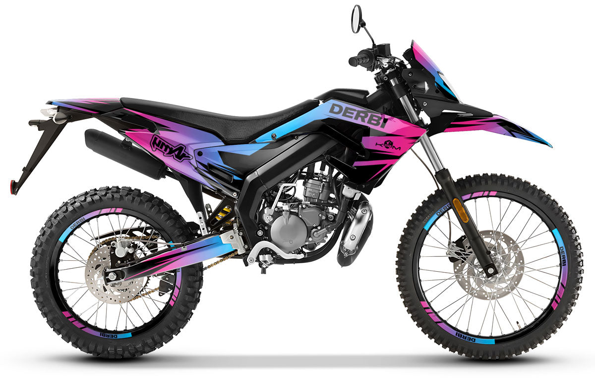 Kit pegatinas Derbi Senda xtreme R 50cc 2018-2025 X-Fast | pegatinas para moto | personalización 50cc | armysctv
