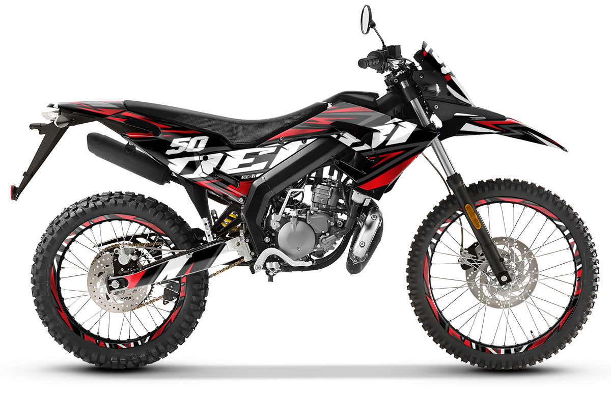 Kit déco Derbi Senda xtreme R 50cc 2018-2025 Army Vision | autocollants moto | personnalisation 50cc | armysctv