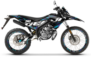 Kit pegatinas Derbi Senda xtreme R 50cc 2018-2025 Visión Ejército | pegatinas para moto | personalización 50cc | armysctv