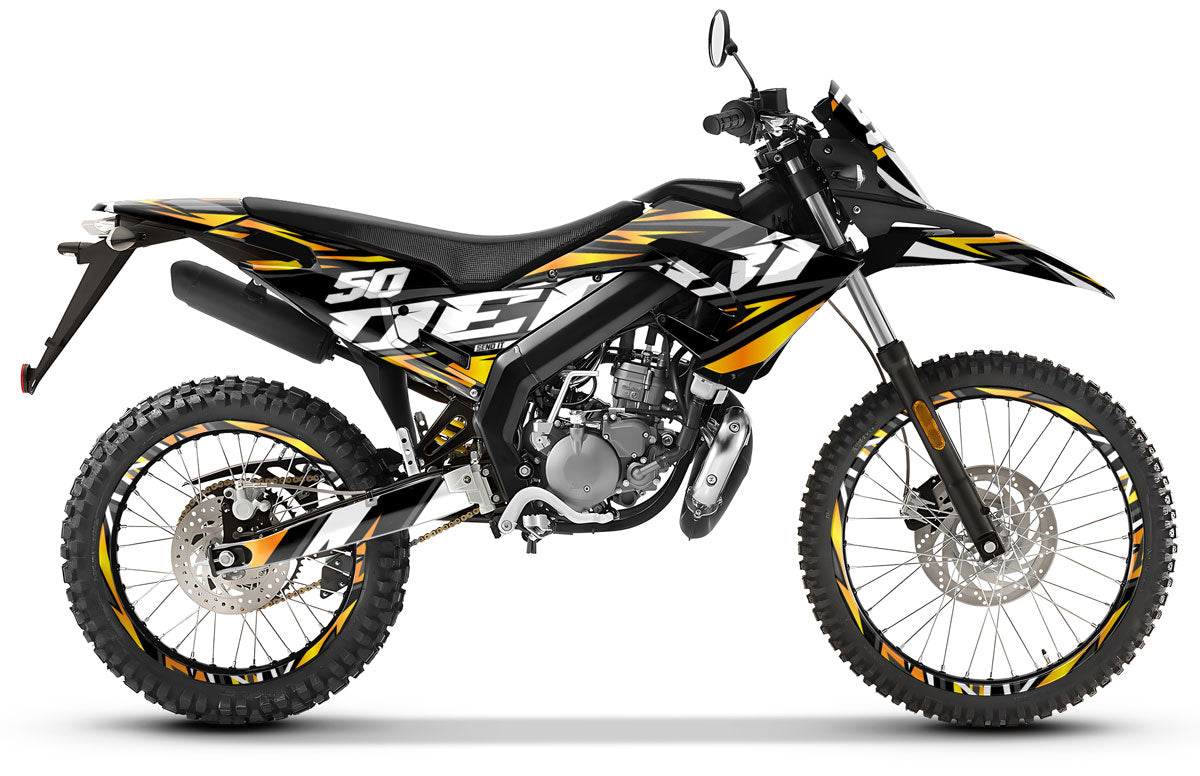 Kit déco Derbi Senda xtreme R 50cc 2018-2025 Army Vision | autocollants moto | personnalisation 50cc | armysctv