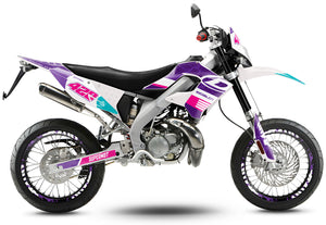 Derbi DRD Pro 50cc Crew Graphics kit | motorcycle stickers | 50cc customization | armysctv
