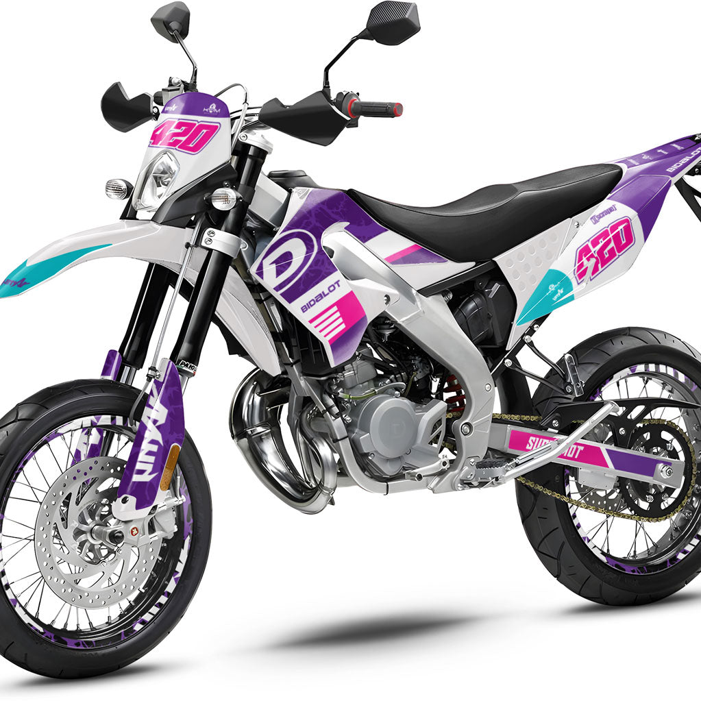 Derbi DRD Pro 50cc Crew Graphics kit | motorcycle stickers | 50cc customization | armysctv