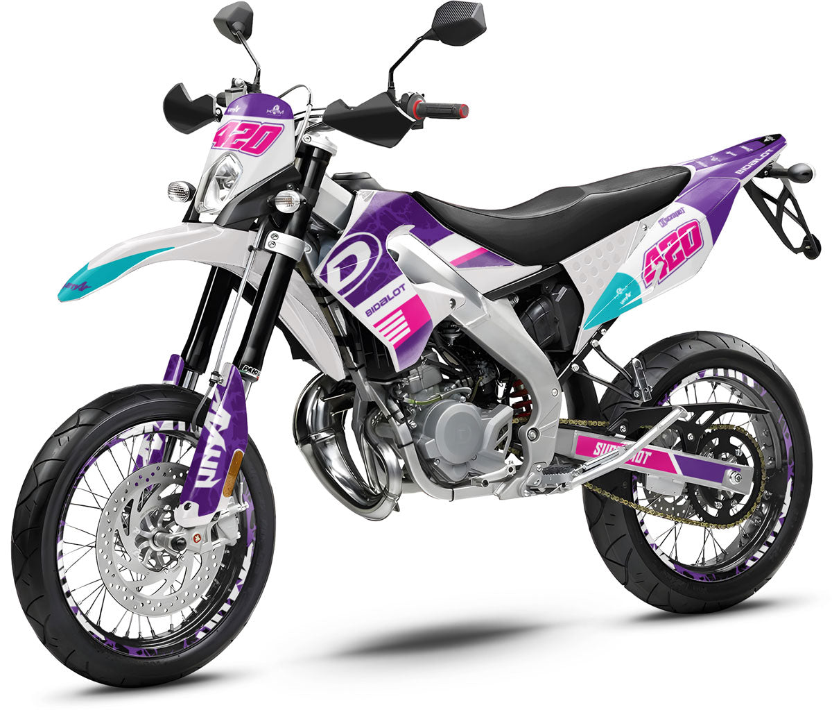 Kit déco Derbi DRD Pro 50cc Crew | autocollants moto | personnalisation 50cc | armysctv