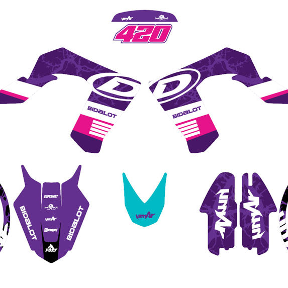 Derbi DRD Pro 50cc Crew Graphics kit | motorcycle stickers | 50cc customization | armysctv