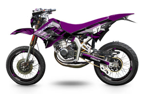 Dekor kit 50cc Derbi Senda TNT Tuning Redfast | Motorradaufkleber | Personalisierung 50cc | armysctv