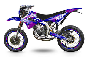 Dekor kit 50cc Derbi Senda TNT Tuning Skynine | Motorradaufkleber | Personalisierung 50cc | armysctv