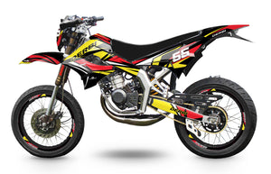 Dekor kit 50cc Derbi Senda TNT Tuning Stream | Motorradaufkleber | 50cc Personalisierung | armysctv