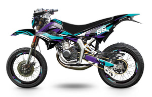 Dekor kit 50cc Derbi Senda TNT Tuning Stream | Motorradaufkleber | 50cc Personalisierung | armysctv