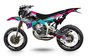 Dekor kit 50cc Derbi Senda TNT Tuning Synth | Motorradaufkleber | 50cc Personalisierung | armysctv
