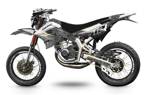 Dekor kit 50cc Derbi Senda TNT Tuning Krieg | Motorradaufkleber | 50cc Personalisierung | armysctv