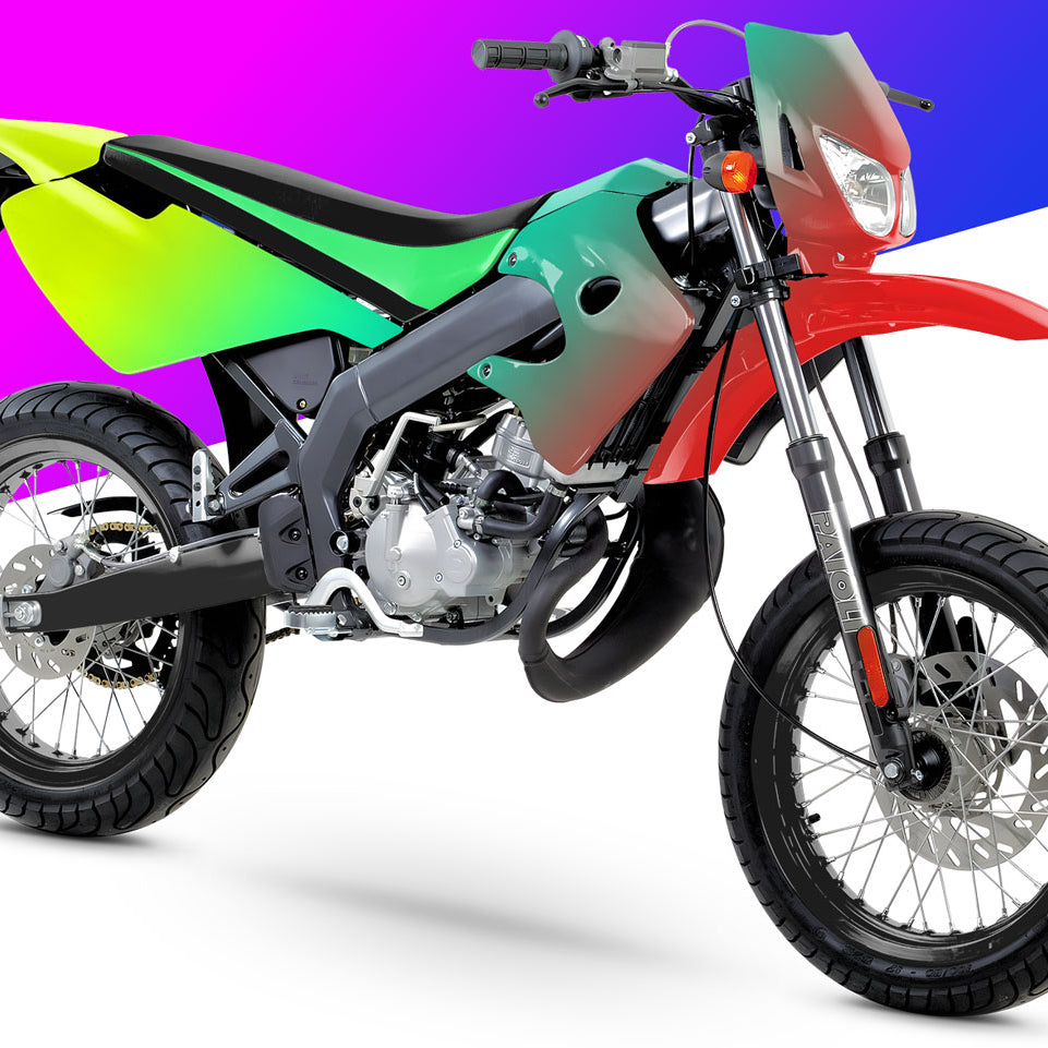 Kit déco 50cc 100% perso Derbi Senda Xrace/Xtreme 2003-2009 | autocollants moto | personnalisation 50cc | armysctv