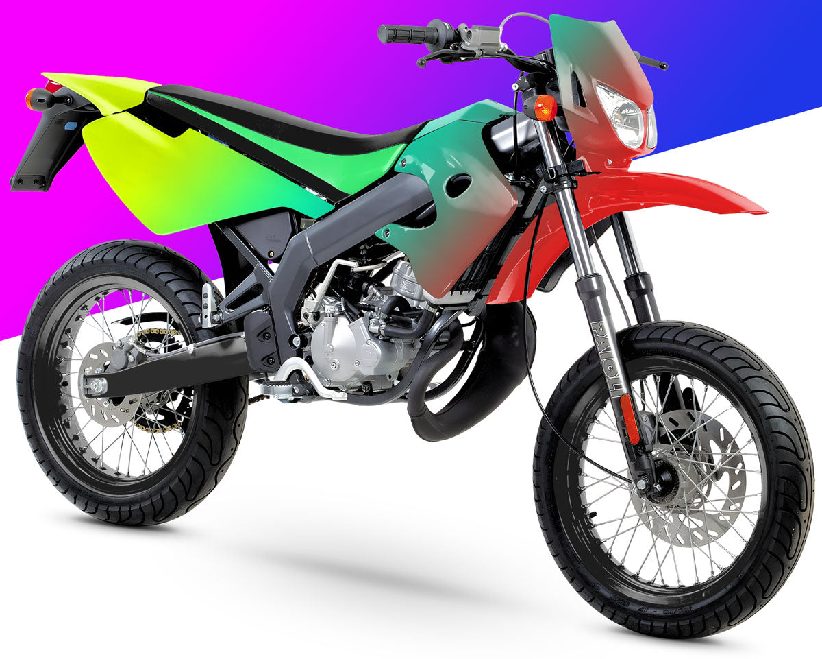 Kit déco 50cc 100% perso Derbi Senda Xrace/Xtreme 2003-2009 | autocollants moto | personnalisation 50cc | armysctv