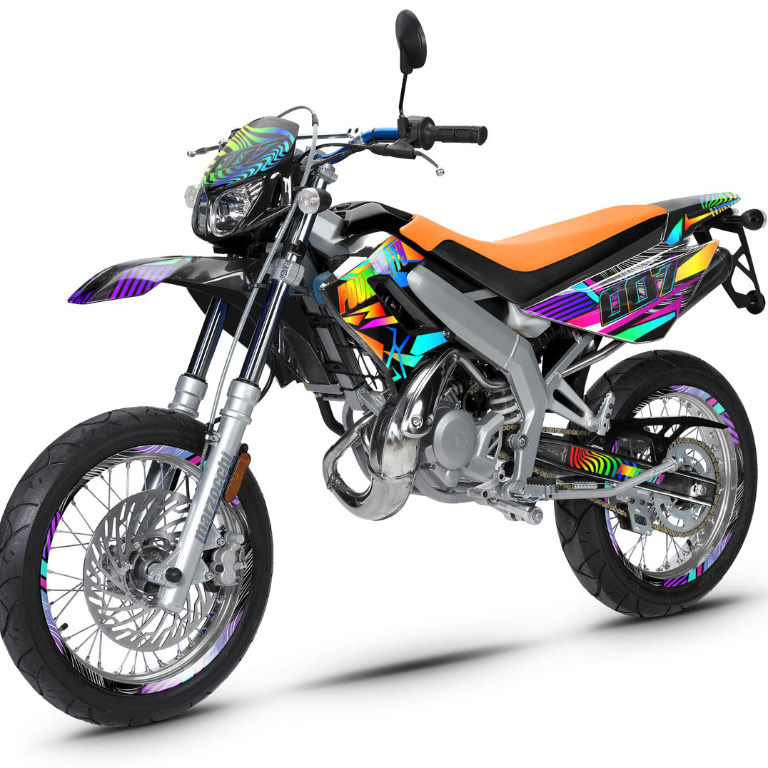 Kit pegatinas Derbi DRD Racing 50cc Fourtwenty | pegatinas para moto | personalización 50cc | armysctv