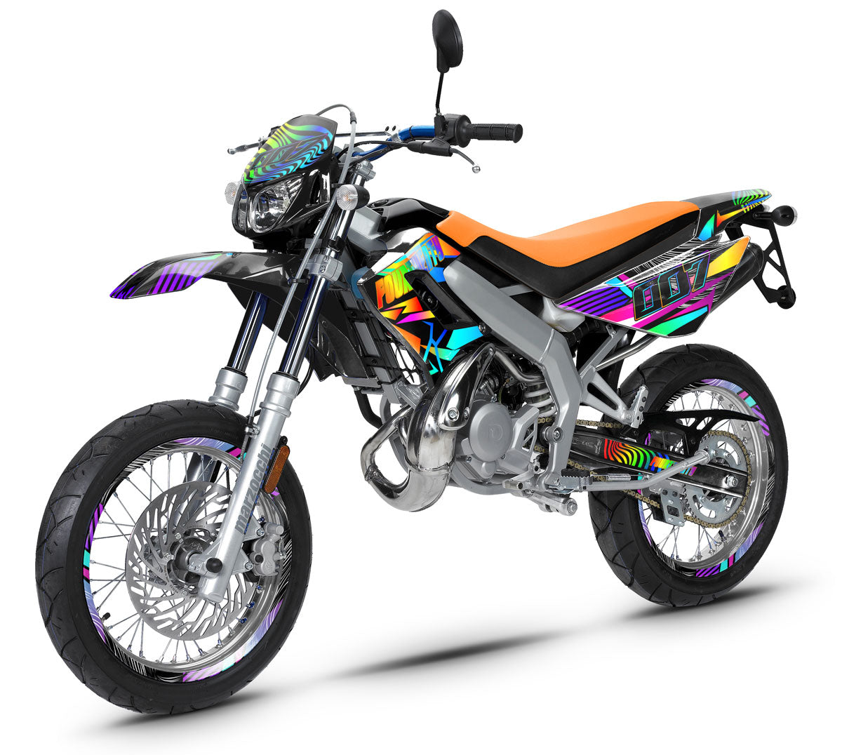 Dekor kit Derbi DRD Racing 50cc Fourtwenty | Motorradaufkleber | Personalisierung 50cc | armysctv