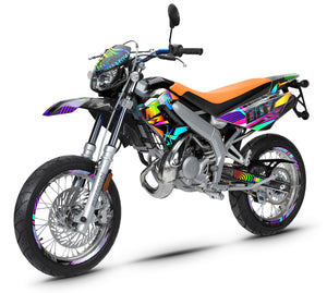 Derbi DRD Racing 50cc Fourtwenty Graphics kit | motorcycle stickers | 50cc customization | armysctv