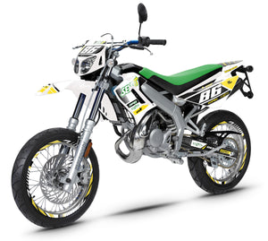 Dekor kit Derbi DRD Racing 50cc Los damit | Motorradaufkleber | Personalisierung 50cc | armysctv