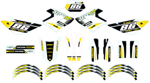 Dekor kit Derbi DRD Racing 50cc Los damit | Motorradaufkleber | Personalisierung 50cc | armysctv