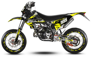 Dekor kit 50cc Fantic Caballero 2013-2016 Armee Acht | Motorradaufkleber | Personalisierung 50cc | armysctv