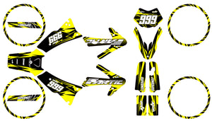 Dekor kit 50cc Fantic Caballero 2013-2016 Armee Acht | Motorradaufkleber | Personalisierung 50cc | armysctv