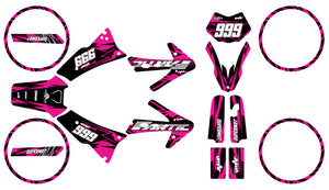 Dekor kit 50cc Fantic Caballero 2013-2016 Armee Acht | Motorradaufkleber | Personalisierung 50cc | armysctv
