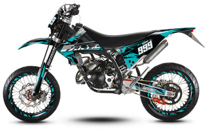 Dekor kit 50cc Fantic Caballero 2013-2016 Armee Acht | Motorradaufkleber | Personalisierung 50cc | armysctv