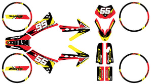 50cc Graphics kit Fantic Caballero 2013-2016 Stream | motorcycle stickers | 50cc customization | armysctv