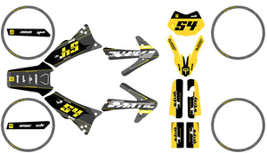 Dekor kit 50cc Fantic Caballero 2013-2016 Zubehör | Motorradaufkleber | 50cc Personalisierung | armysctv
