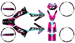Kit déco 50cc Fantic Caballero 2013-2016 Synth | autocollants moto | personnalisation 50cc | armysctv