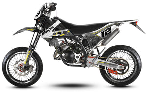 Kit pegatinas 50cc Fantic Caballero 2013-2016 Guerra | pegatinas para moto | personalización 50cc | armysctv