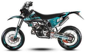 Kit pegatinas Fantic Caballero 2013-2016 Yoshi | pegatinas para moto | personalización 50cc | armysctv