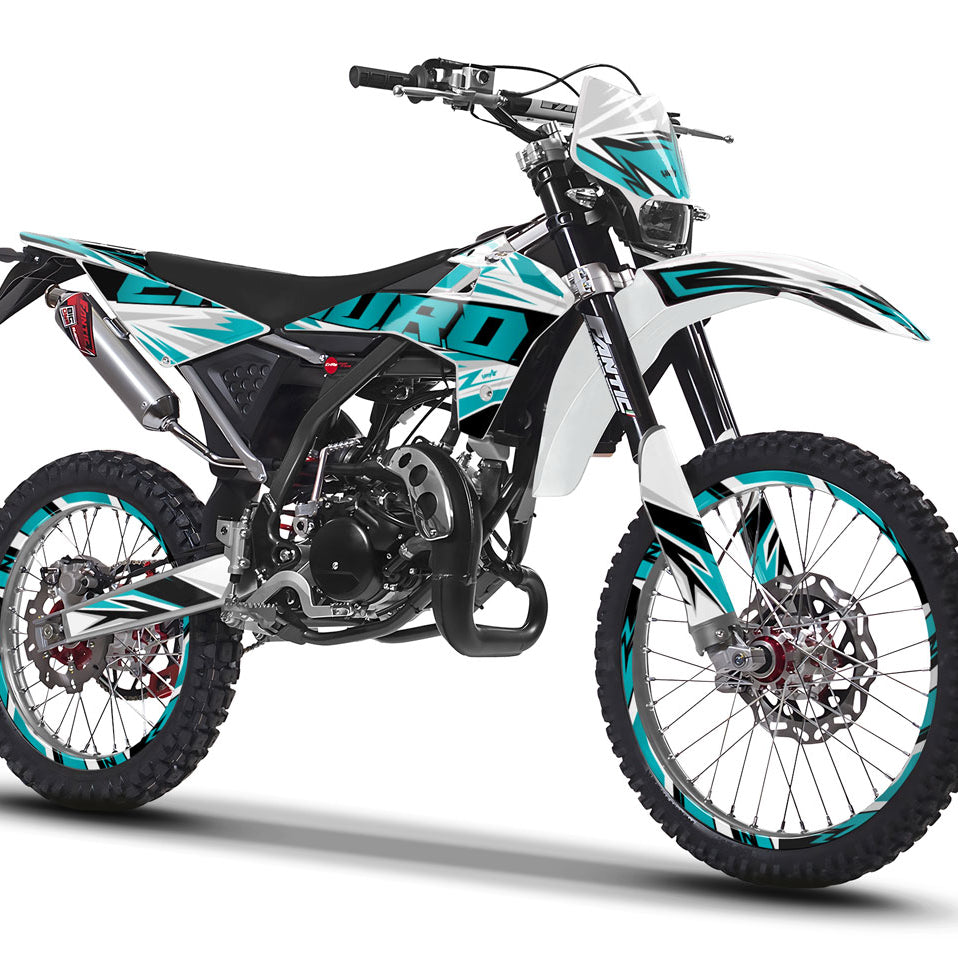 Dekor kit Fantic XE 50cc Enduro 2017-2022 Courtesy | Motorradaufkleber | Personalisierung 50cc | armysctv
