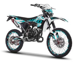 Dekor kit Fantic XE 50cc Enduro 2017-2022 Courtesy | Motorradaufkleber | Personalisierung 50cc | armysctv
