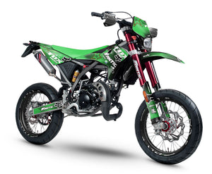 Kit pegatinas Fantic 50cc 2017-2022 Army Fox | pegatinas para moto | personalización 50cc | armysctv