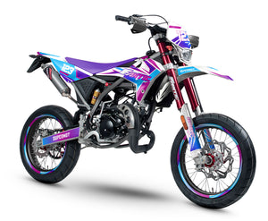 Graphics kit Fantic 50cc 2017-2022 Artisse | motorcycle stickers | 50cc customization | armysctv
