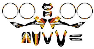 Graphics kit Fantic 50cc 2017-2022 Beat | motorcycle stickers | 50cc customization | armysctv