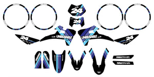 Graphics kit Fantic 50cc 2017-2022 Beat | motorcycle stickers | 50cc customization | armysctv