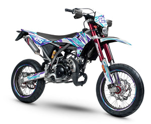 Kit pegatinas Fantic 50cc 2017-2022 Complejidad | pegatinas para moto | personalización 50cc | armysctv