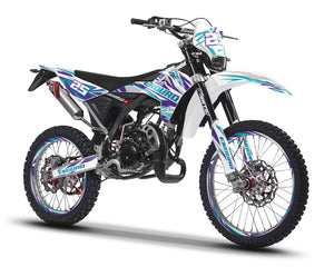 Dekor kit Fantic XE 50cc Enduro 2017-2022 Komplexität | Motorradaufkleber | Personalisierung 50cc | armysctv